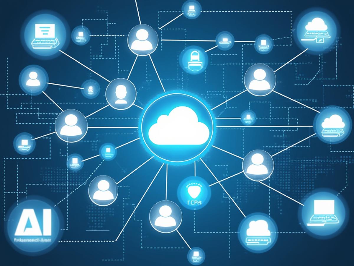 This image will help readers understand the collaborative nature of AI agents.