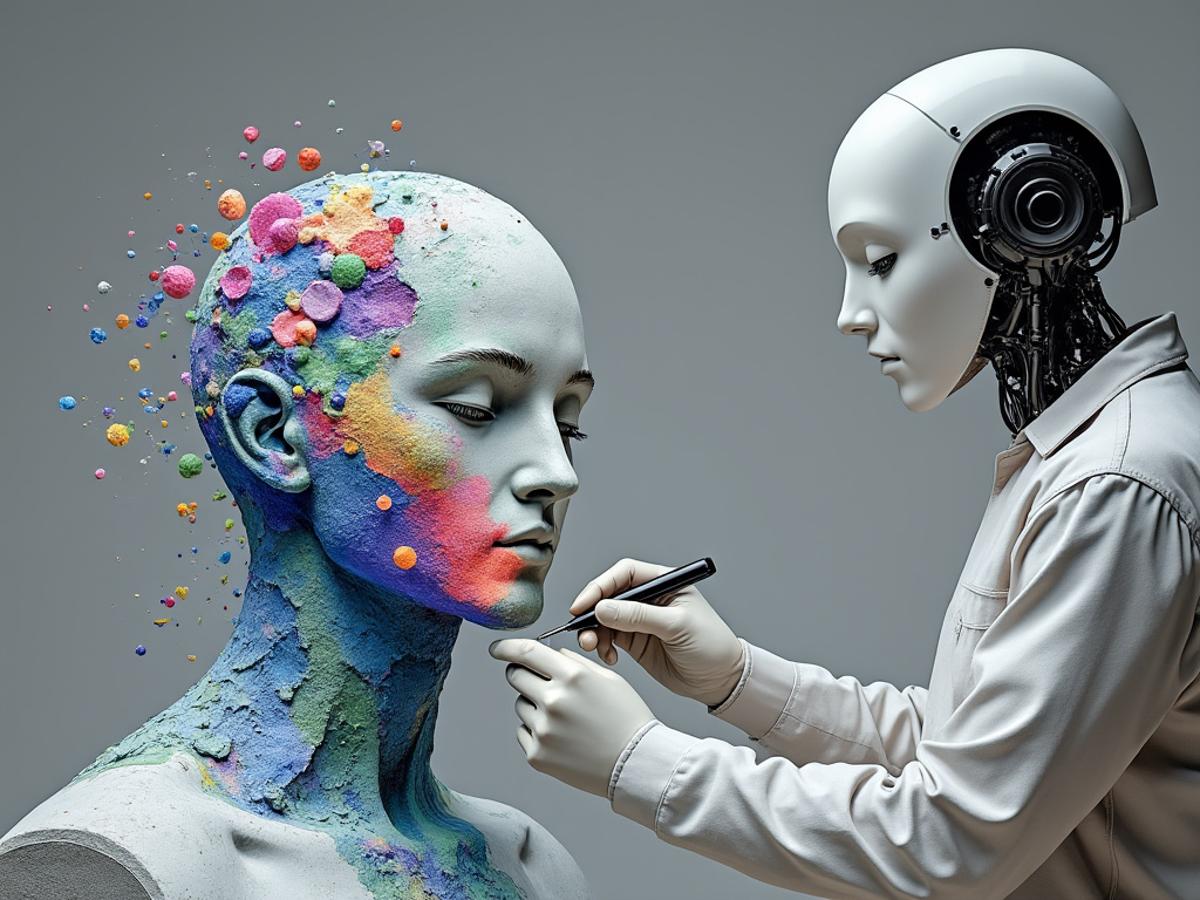 This image will help readers understand the process of AI image generation and its iterative nature.