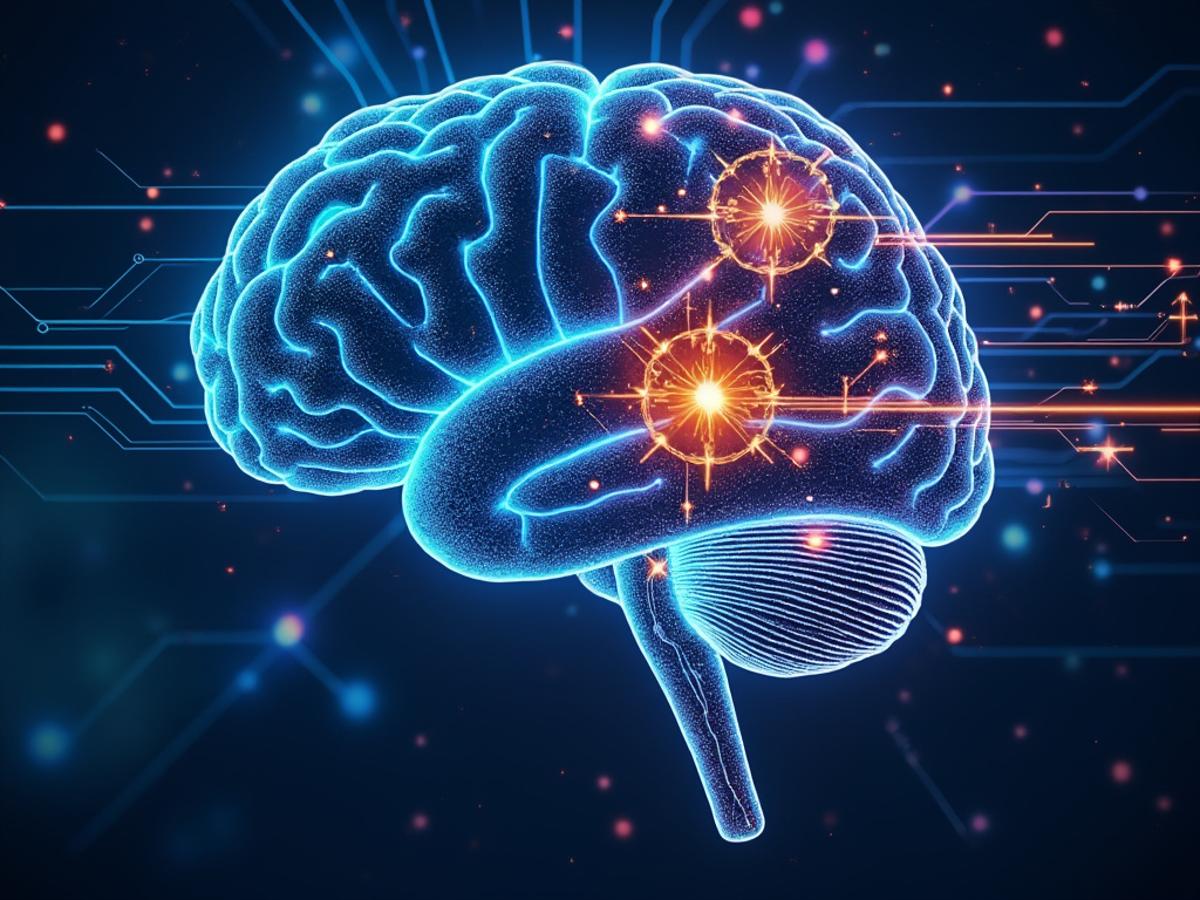 This image will visually represent the concept of collaboration between human intelligence and AI, emphasizing the synergy between the two.