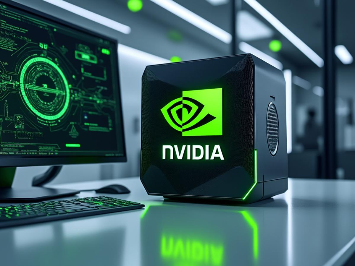 To visually represent Project Digits, the personal AI supercomputer, and its advanced technology.