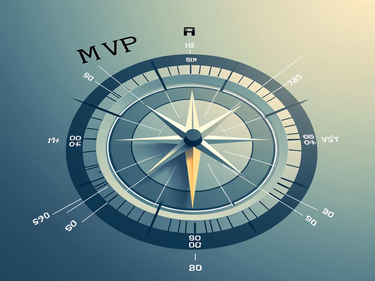 To visually represent the concept of an MVP as a guiding tool.