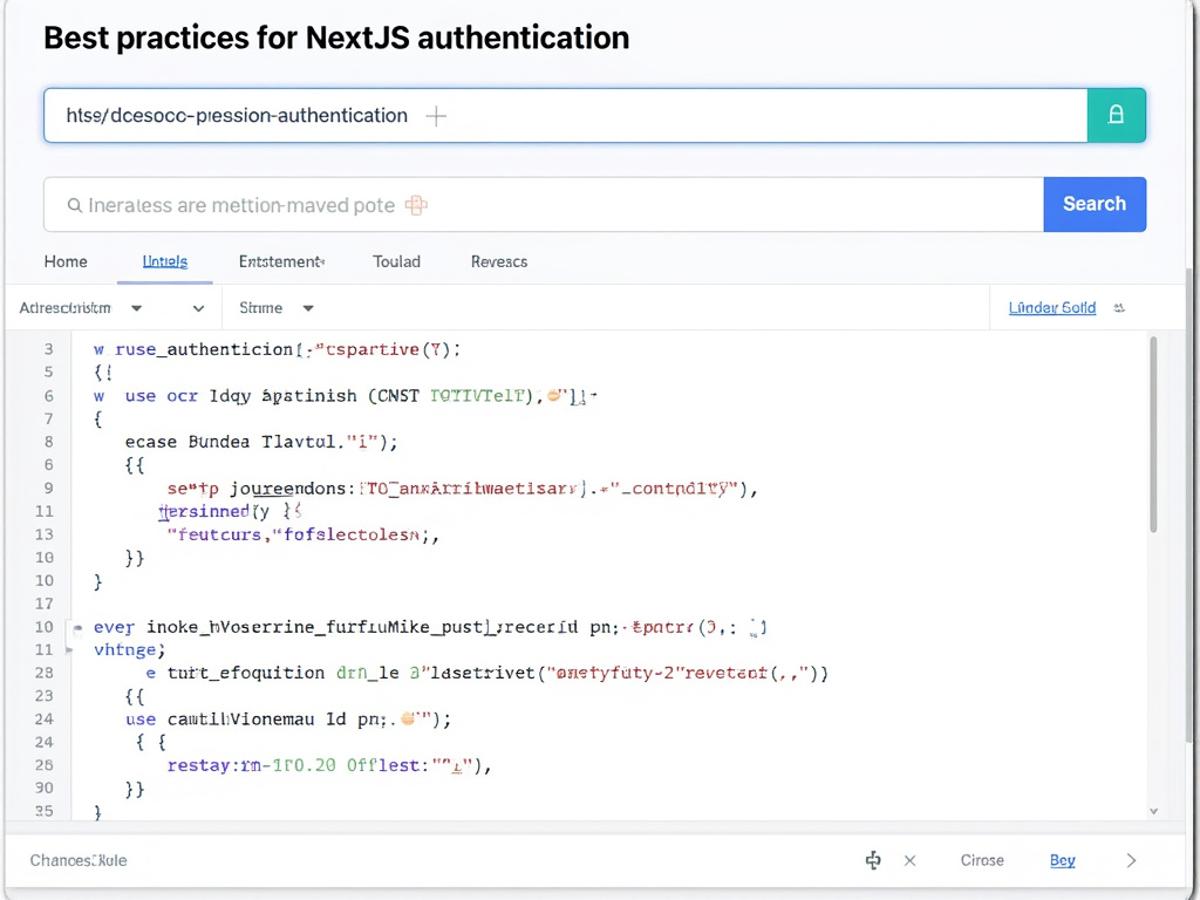 To visually represent the real-time web search feature within the IDE.