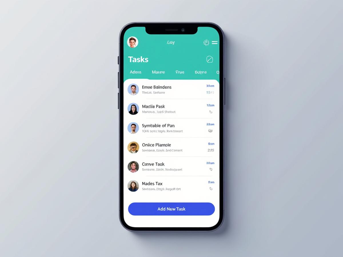 A visual example of a simple and user-friendly app interface would help readers understand the concept of 'lovable' design.