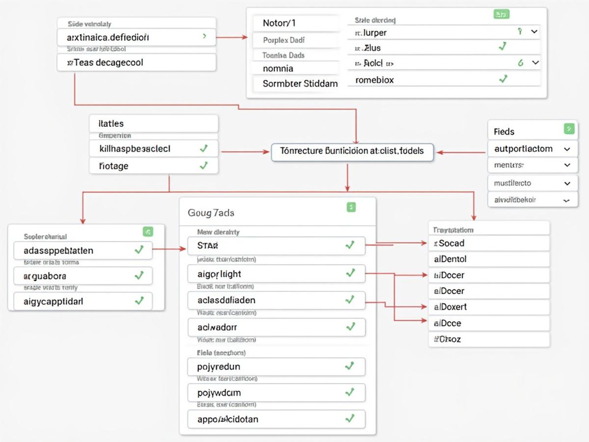 This image would help readers visualize the concept of database design and the relationships between tables.