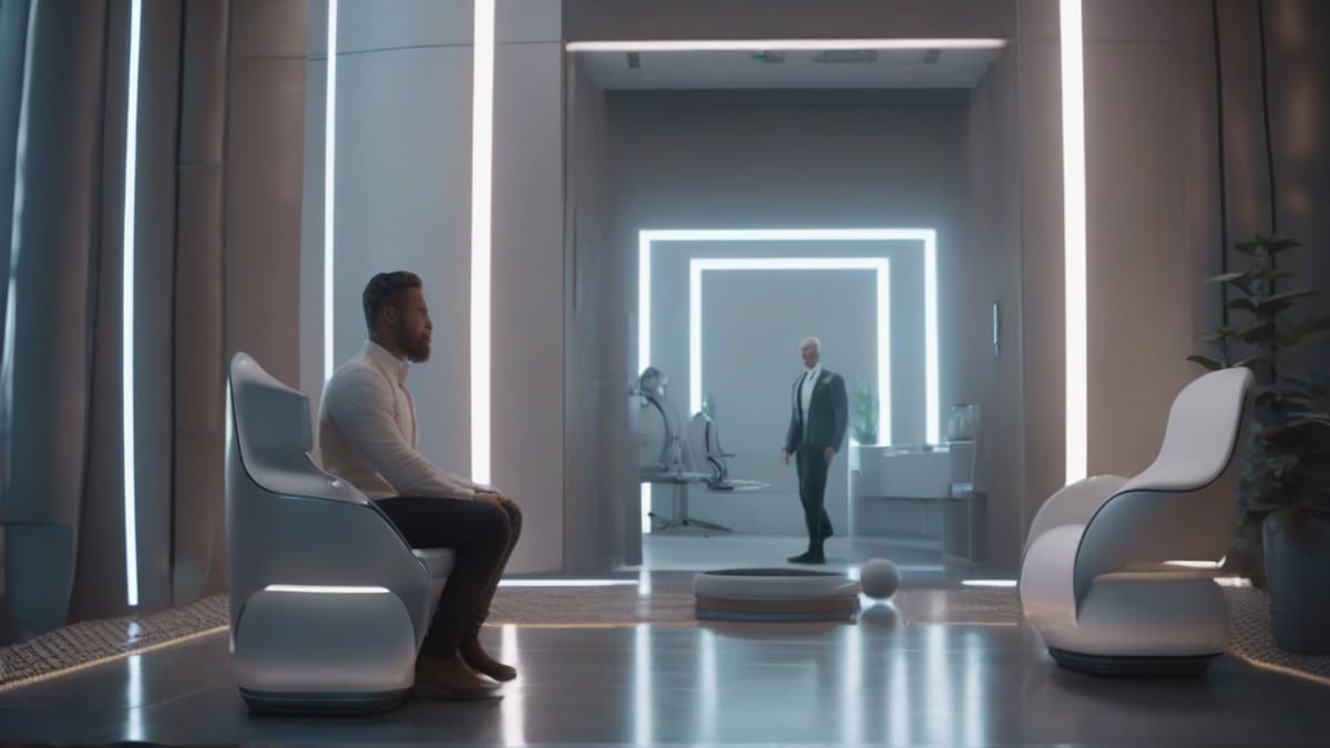 To illustrate the future trends in virtual assistance.