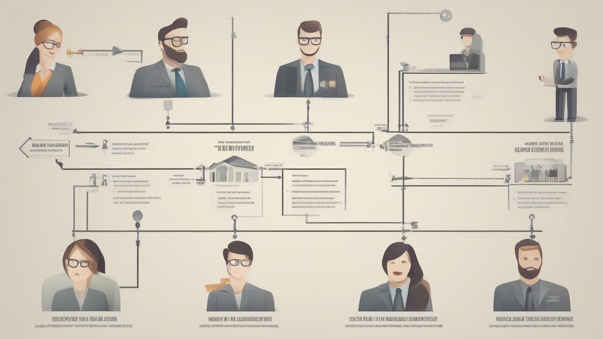 To provide a visual guide to the hiring process.