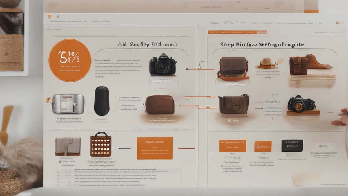 To visually explain the steps involved in setting up an Etsy shop.