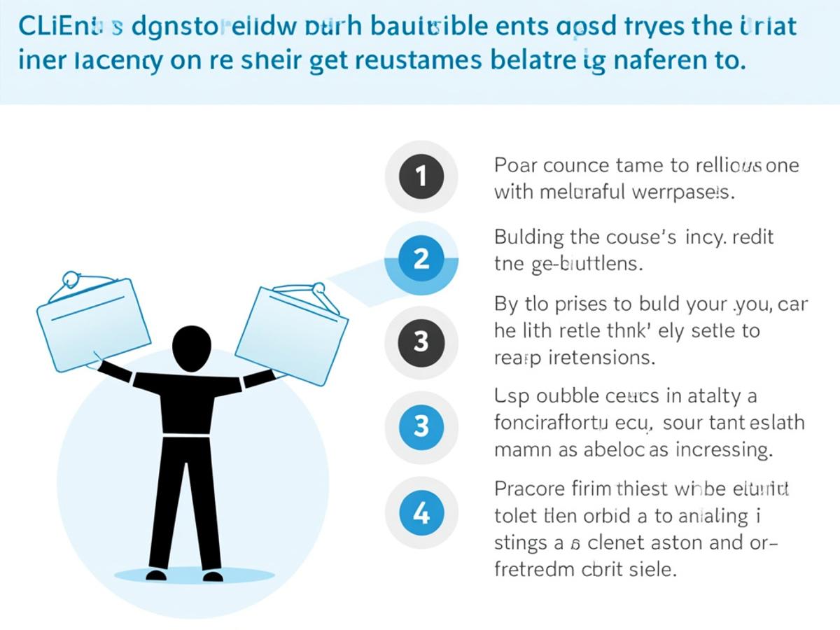 This image would visually represent the importance of client relationship management for virtual assistants.