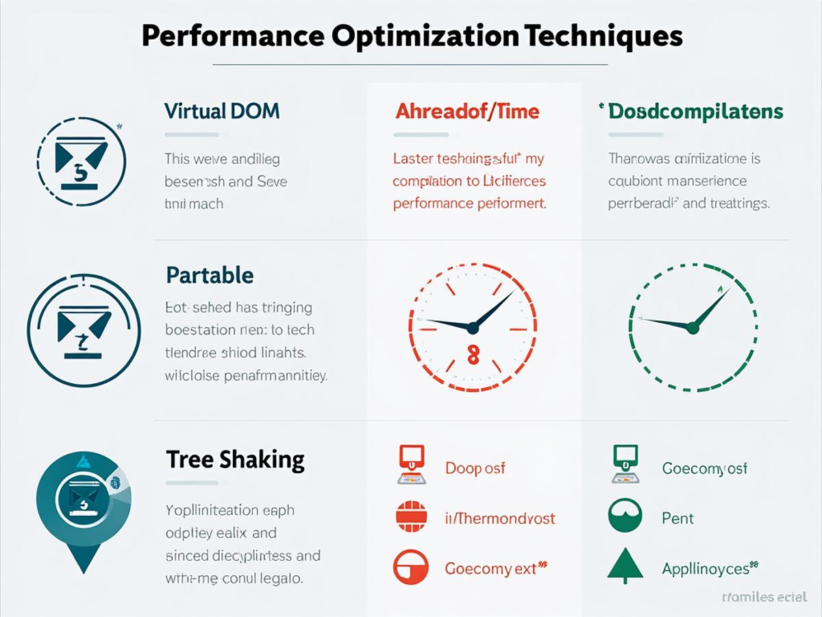A visual representation of performance optimization techniques can make complex concepts more accessible.