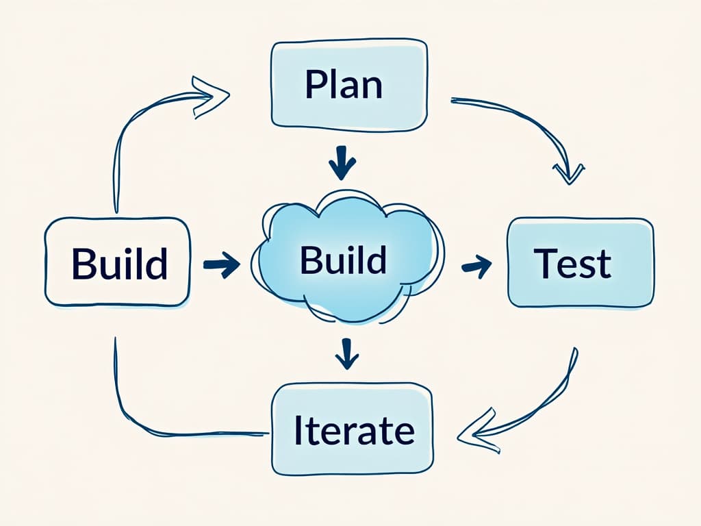 To illustrate the iterative nature of MVP development.