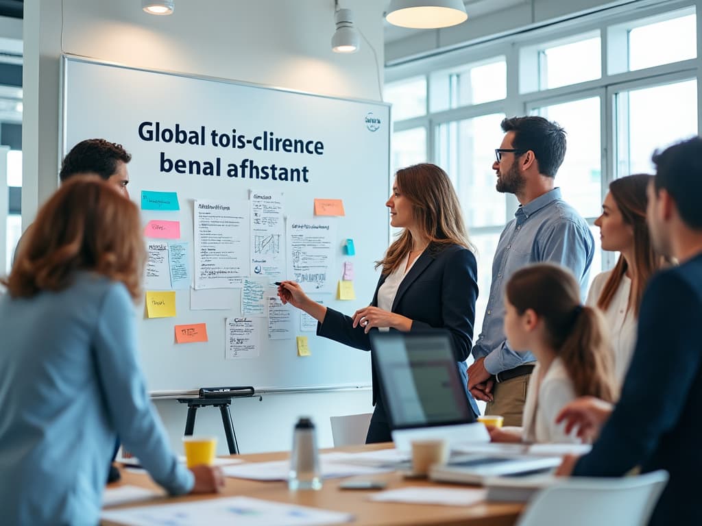 This image will visually represent the collaborative and global nature of the virtual assistant industry, enhancing the reader's understanding of its interconnectedness.